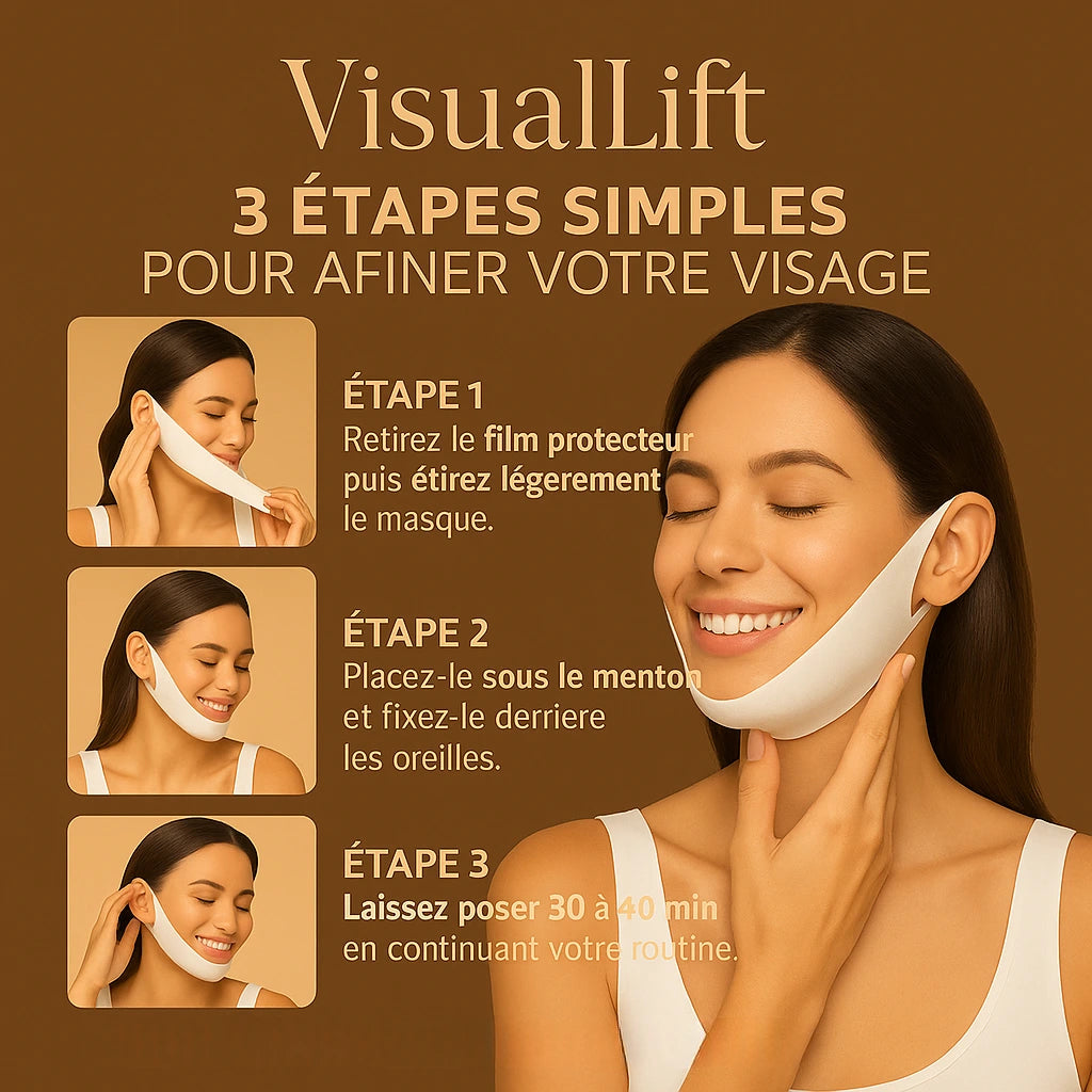 Masque Vline lifting double menton